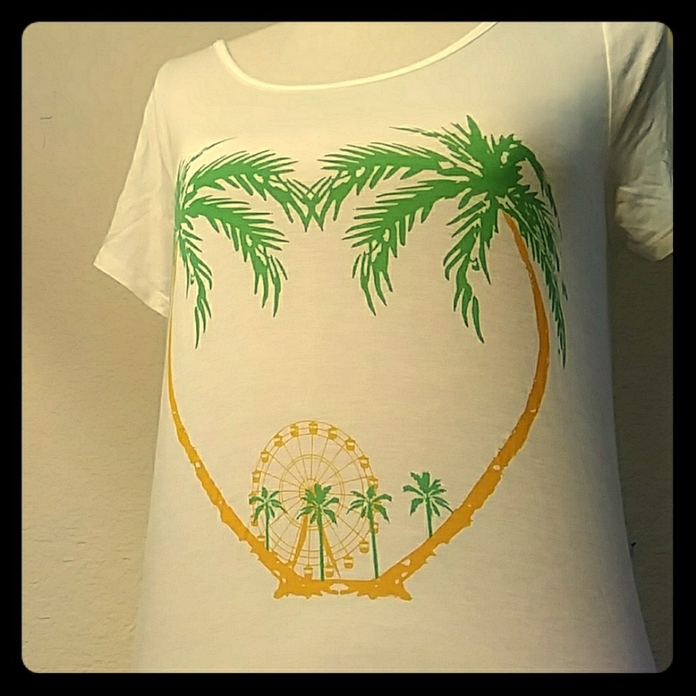 Palm tree hearts, Women's top